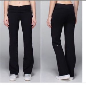 Lululemon Black Criss Cross Astro Pant
